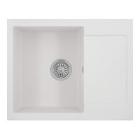 Каменная кухонная мойка INTERLINE POLO white Белый