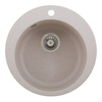 Каменная кухонная мойка INTERLINE RONDO new avena Бежевый