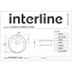 Каменная кухонная мойка INTERLINE RONDO new black Черный