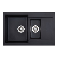 Кам'яна кухонна мийка INTERLINE STYLE black Чорний