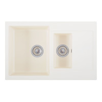 Каменная кухонная мойка INTERLINE STYLE old white Бежевый