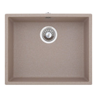 Каменная кухонная мойка INTERLINE UNDER 600 avena Бежевый, под столешницу