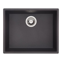 Кам'яна кухонна мийка INTERLINE UNDER 600 black Чорний, під стільницю