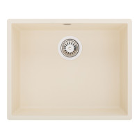 Каменная кухонная мойка INTERLINE UNDER 600 old white Кремовый, под столешницу