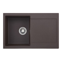 Кам'яна кухонна мийка INTERLINE VEGA chocolate Коричневий Кам'яна кухонна мийка INTERLINE VEGA chocolate Коричневий