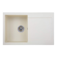 Каменная кухонная мойка INTERLINE VEGA old white Кремовый