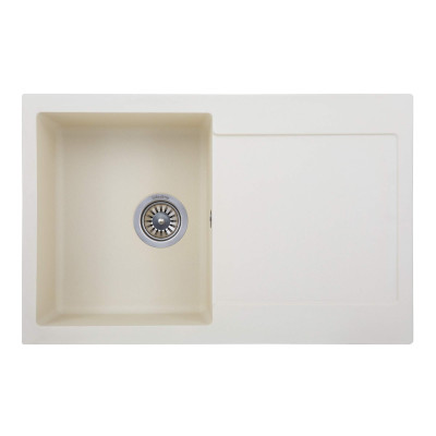 Каменная кухонная мойка INTERLINE VEGA old white Кремовый