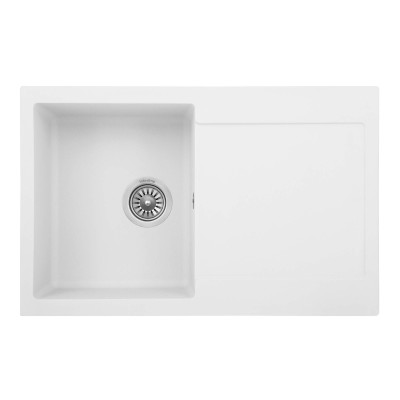 Каменная кухонная мойка INTERLINE VEGA white Белый