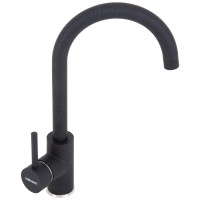 Кухонний кам'яний змішувач INTERLINE Tango new black Чорний