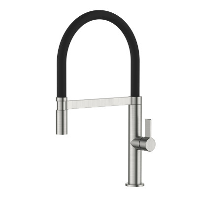 Кухонный смеситель INTERLINE Lixio Neo Inox Нержавеющая сталь