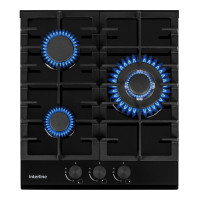 Газова варильна поверхня INTERLINE HGG 744 FGT BA Чорна