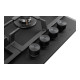 Газовая варочная поверхность INTERLINE HGG 964 FGT BH Nano Matte Черный матовый
