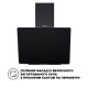 Пристенная кухонная вытяжка INTERLINE FLOW BL A/60/GL/M Черная