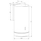 Пристенная кухонная вытяжка INTERLINE TUBE S BL A/60/T Черная