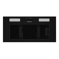 Вбудована кухонна витяжка INTERLINE SMART S BL A/60/T Чорна
