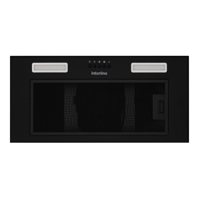 Встраиваемая кухонная вытяжка INTERLINE SMART S BL A/60/T Черная
