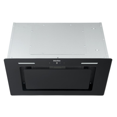 Встраиваемая кухонная вытяжка INTERLINE SOLO ULTRA BK A/60/T Черная