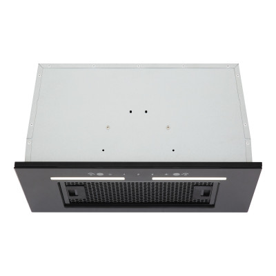 Встраиваемая кухонная вытяжка INTERLINE WIND BL A/60/GL/ST Черная