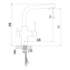 Кухонний змішувач з підключенням до фільтрованої води Imprese Daicy 55009-F Хром