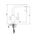 Кухонний змішувач з підключенням до фільтрованої води Imprese Daicy 55009B-F Чорний