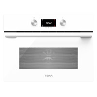 Духова електрична шафа Teka HLC 8440 C WH Біле скло з мікрохвилями (111160011)