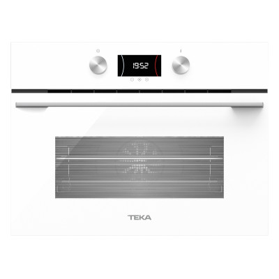Духова електрична шафа Teka HLC 8440 C WH Біле скло з мікрохвилями (111160011)