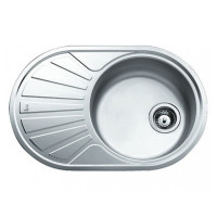 Кухонна мийка з нержавіючої сталі Teka DR 77 1B 1D нержавіюча сталь, мікротекстура (40127303)