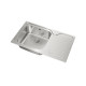Кухонна мийка з нержавіючої сталі Teka Classic Max 1B 1D RHD полірована (11119200)