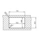 Кухонная мойка с нержавеющей стали Teka FORLINEA 71.40 в уровень со столешницей (115000052)