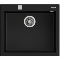 Каменная кухонная мойка Teka FORSQUARE 50.40 TG Черный (115230005)
