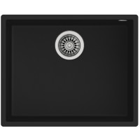 Каменная кухонная мойка Teka SQUARE 50.40 TG Черный под столешницу (115230020)