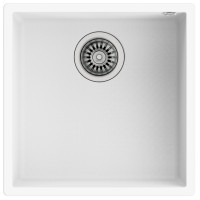 Каменная кухонная мойка Teka SQUARE 40.40 TG Ультра белый под столешницу (115230029)