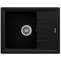 Каменная кухонная мойка Teka STONE 45 B-TG 1B 1D Черный металлик (115330045)