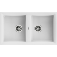 Кам'яна кухонна мийка Teka STONE 90 B-TG 2B Білий (115260012)