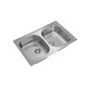 Кухонна мийка з нержавіючої сталі Teka UNIVERSE 80 2B мікротекстура (115040011)