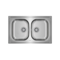 Кухонна мийка з нержавіючої сталі Teka UNIVERSE 80 2B мікротекстура (115040011)
