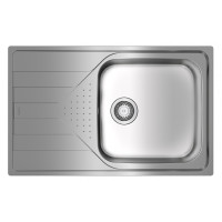 Кухонная мойка с нержавеющей стали Teka UNIVERSE 50 1B 1D MAX микротекстура (115110030)