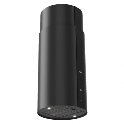 Островная кухонная вытяжка Teka CC 485 BK Черная, черное стекло (112910006)
