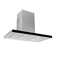 Пристінна кухонна витяжка Teka DLH 986 T нержавіюча сталь, чорне скло (40487182)