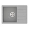 Каменная кухонная мойка Vankor Easy EMP 02.62 Gray, Серый