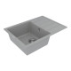 Кам'яна кухонна мийка Vankor Easy EMP 02.62 Gray, Сірий