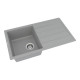 Кам'яна кухонна мийка Vankor Easy EMP 02.76 Gray, Сірий