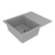 Каменная кухонная мойка Vankor Orman OMP 02.61 Gray, Серый