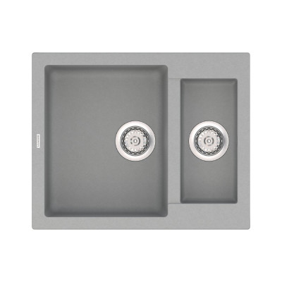 Каменная кухонная мойка Vankor Orman OMP 03.61 Gray, Серый
