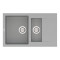 Каменная кухонная мойка Vankor Orman OMP 04.80 Gray, Серый
