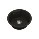 Каменная кухонная мойка Vankor Vena VMR 01.48 Black, Черный