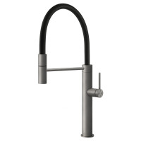 Кухонний змішувач Gessi 316 FLESSA 60010#239 Нержавіюча сталь полірована