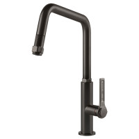 Смеситель Gessi OFFICINE 60053 Черный металл Брашированный